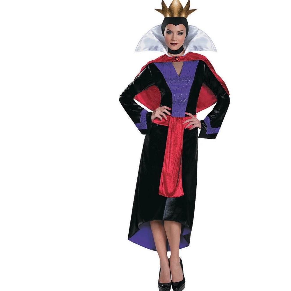 Evil Queen Kids Costume - Black, Red, Purple